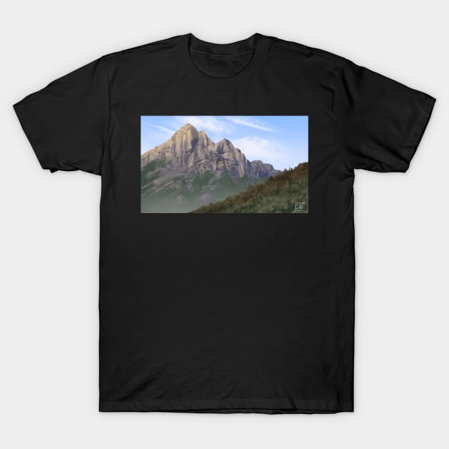 Montagna Corsica T-Shirt by Alexgle